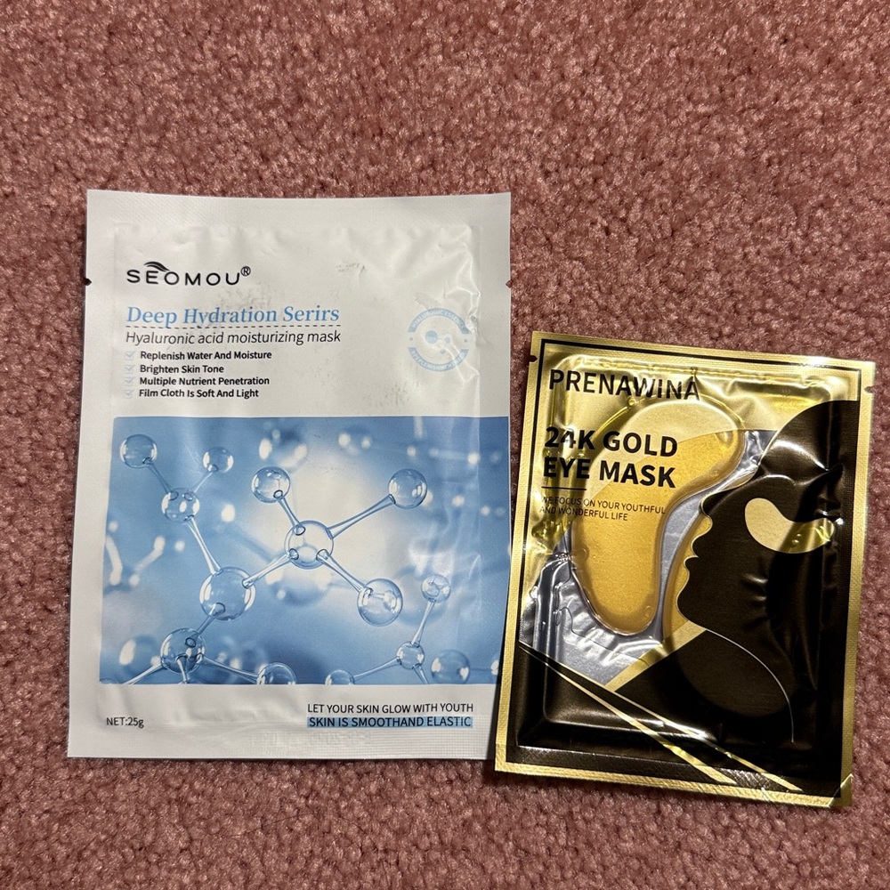 🔥10/$15 Seomou Mask and Prenawina 24k Gold Eye Mask